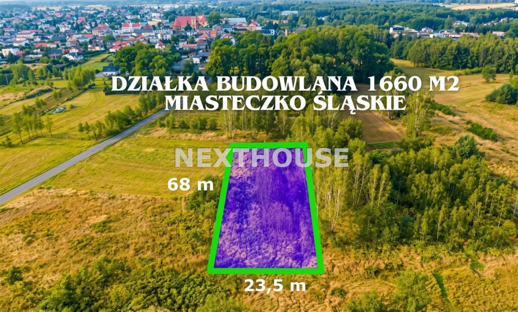 Działka, Miasteczko Śląskie, 1 660 m2